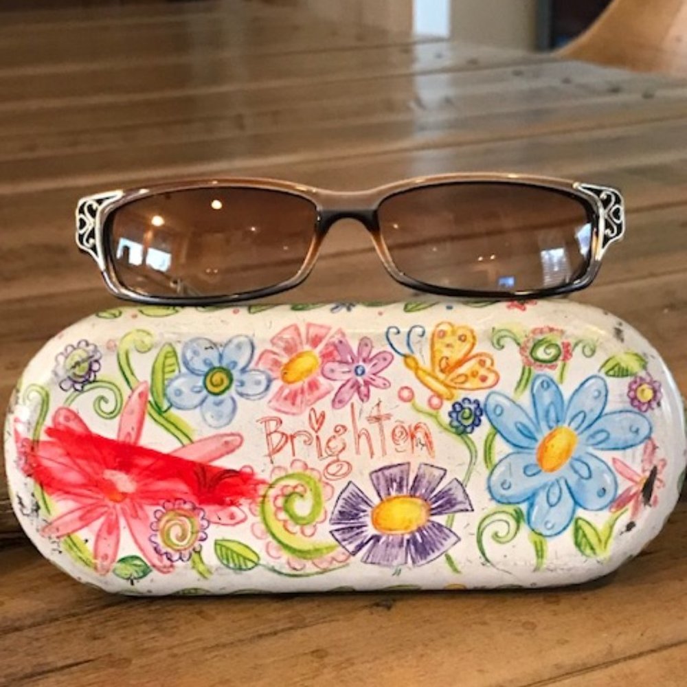 BRIGHTON "Let It Be" Handmade Silver Frames - Metal Case